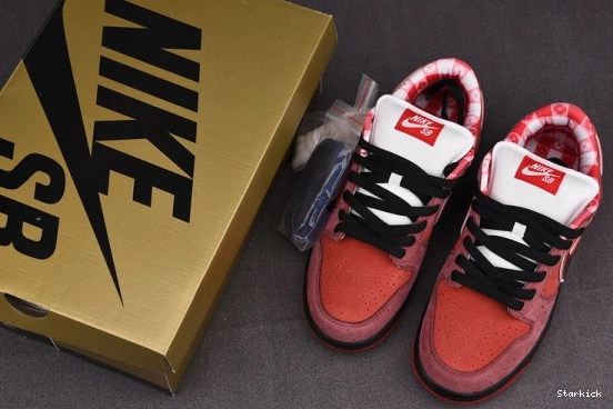Low Nike Red SB Dunk 313170-661 Concepts Lobster 0211
